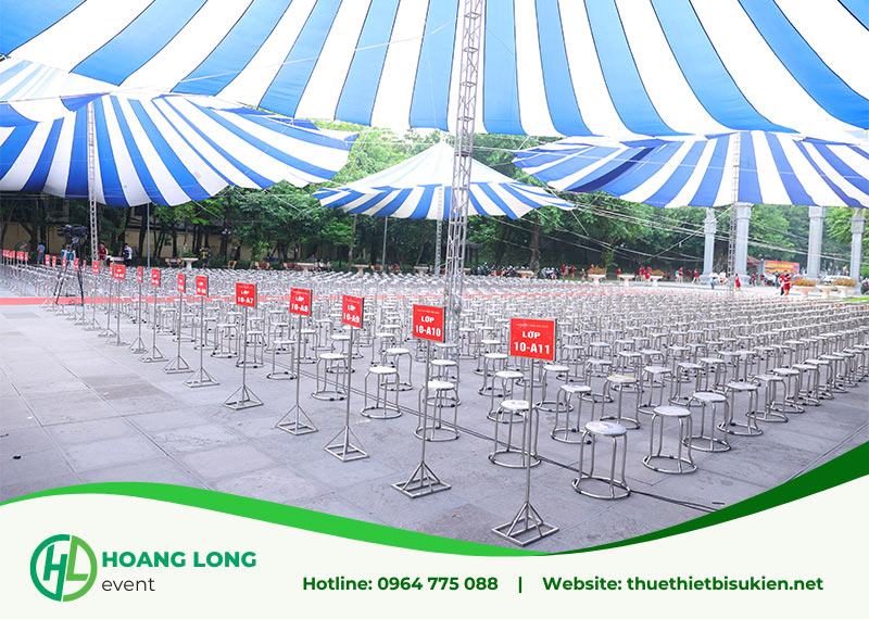 thiết bị tổ chức lễ khai giảng 